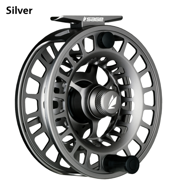 Sage Spectrum LT Fly Reel Silver Angle Sage Spectrum LT Fly Reel Silver Angle